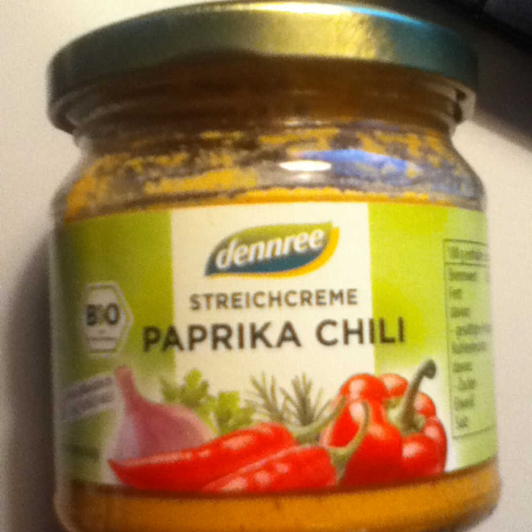 Dennree Streichcreme Paprika Chili