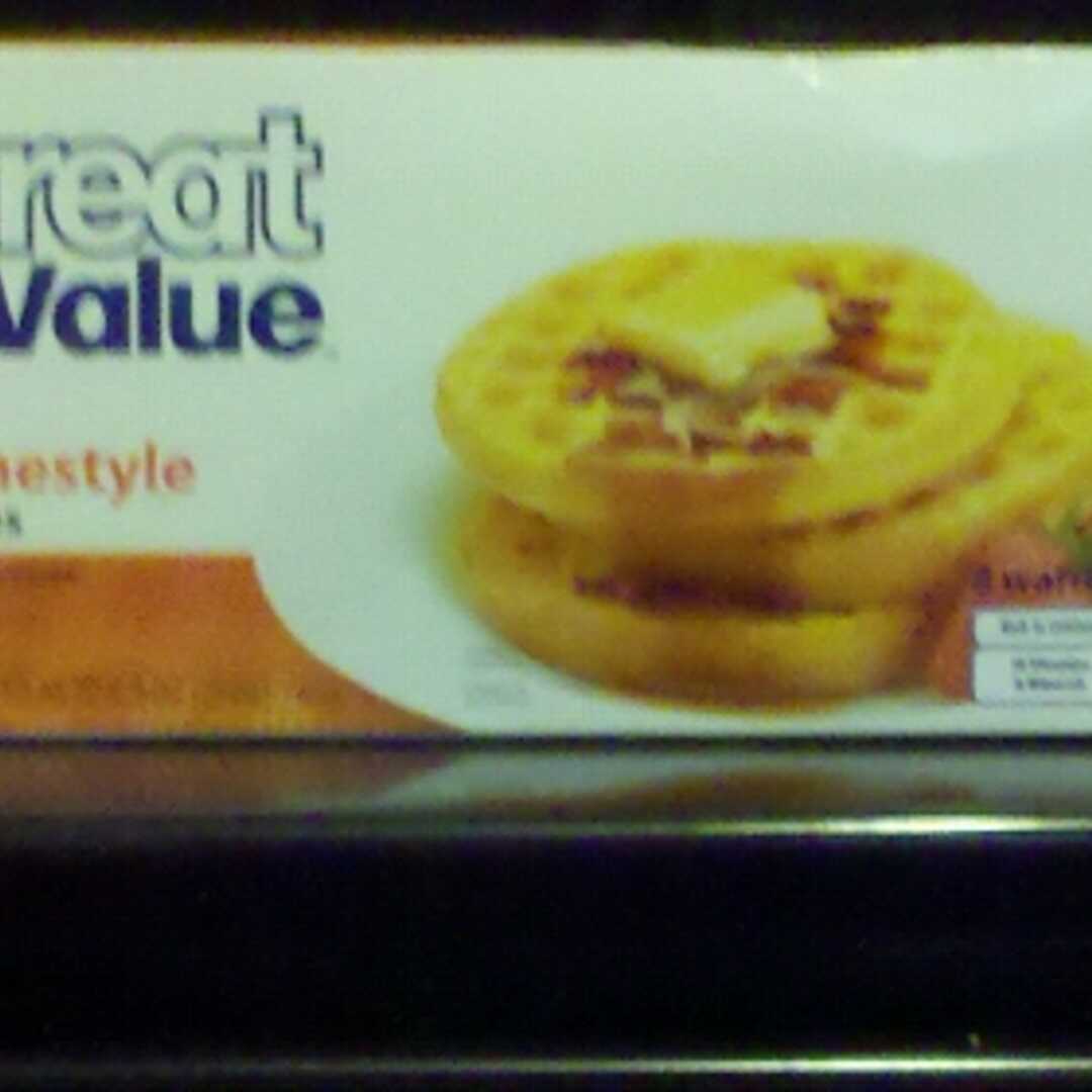 Great Value Homestyle Waffles