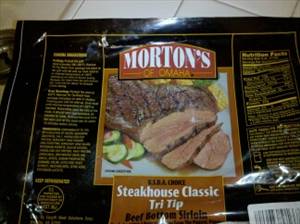 Morton's of Omaha Steakhouse Classic Tri Tip - Beef Bottom Sirloin