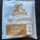 Quaker Oat So Simple Golden Syrup Porridge