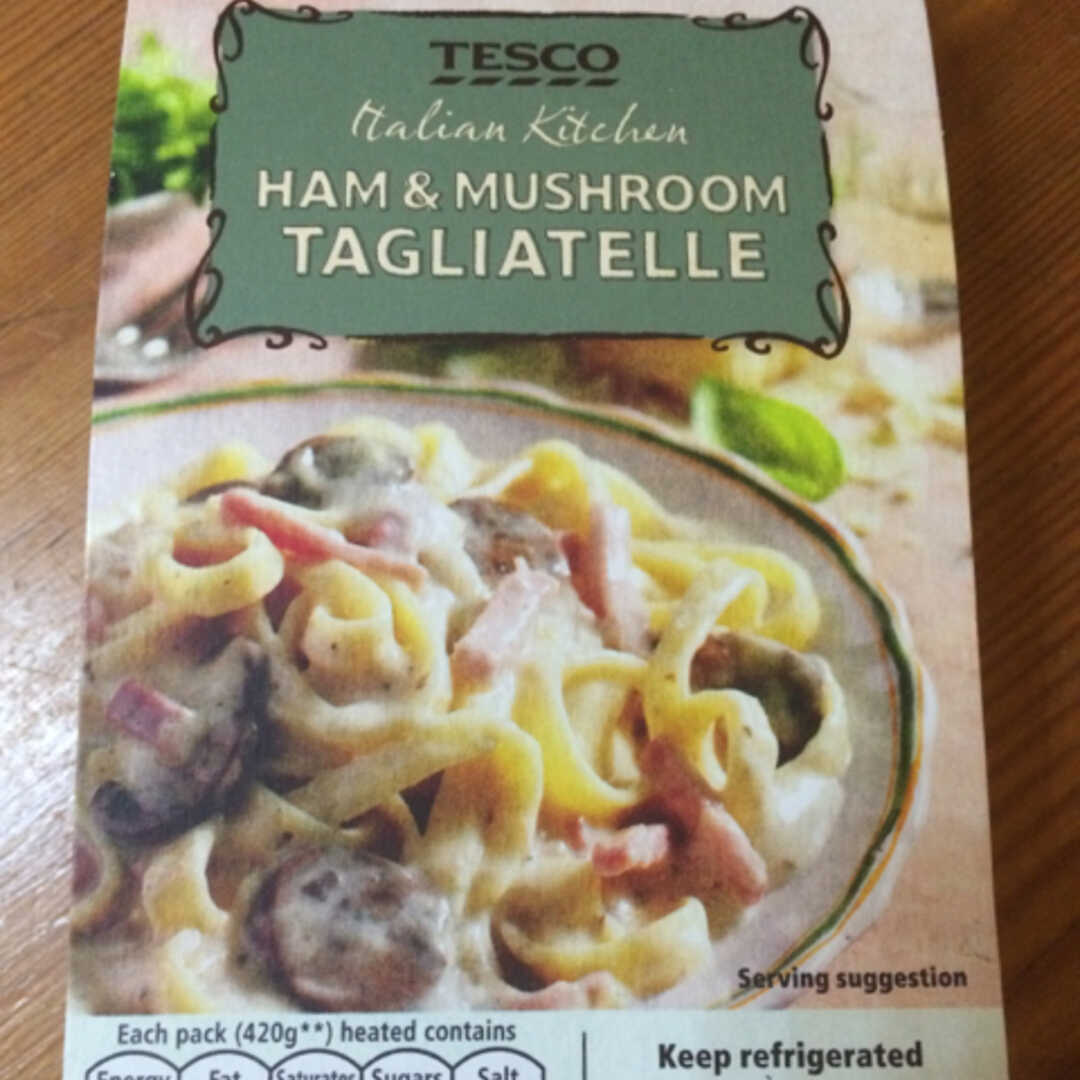 Tesco Ham & Mushroom Tagliatelle