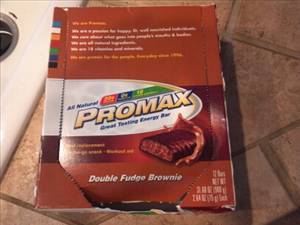 Promax Double Fudge Brownie Energy Bar