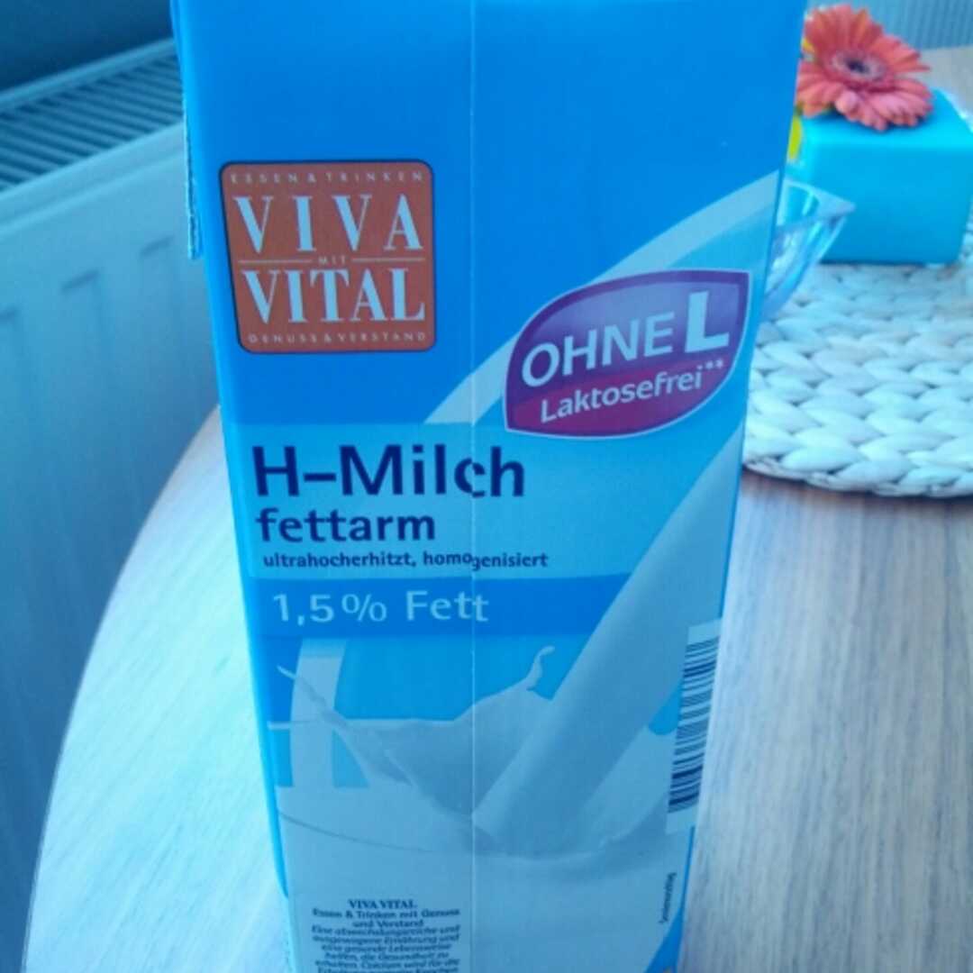 Viva Vital Laktosefreie H-Milch 1,5% Fett