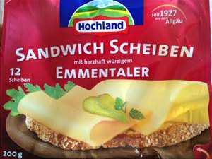 Hochland Sandwich Scheiben Emmentaler