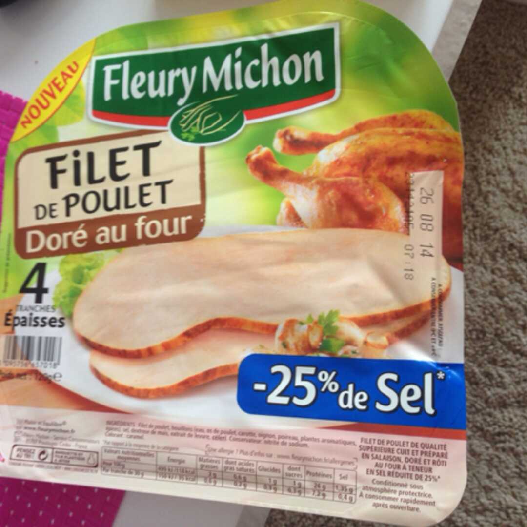 Fleury Michon Filet de Poulet -25% de Sel