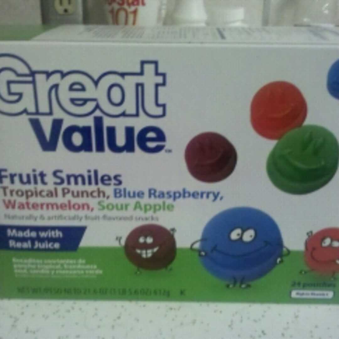 Great Value Fruit Smiles