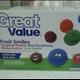 Great Value Fruit Smiles