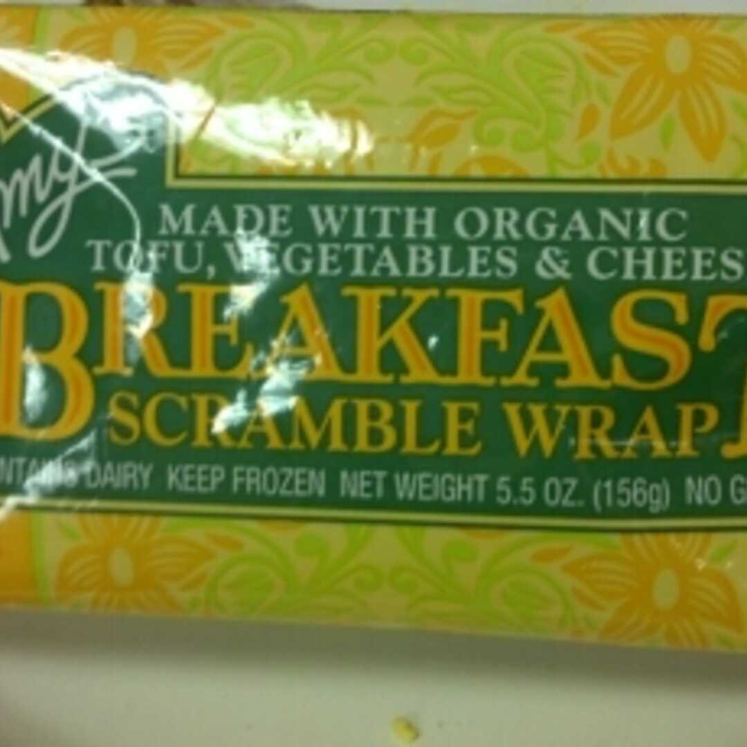 Amy's Breakfast Scramble Wrap