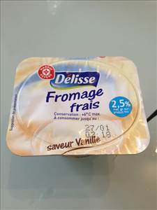 Delisse Fromage Frais Saveur Vanille