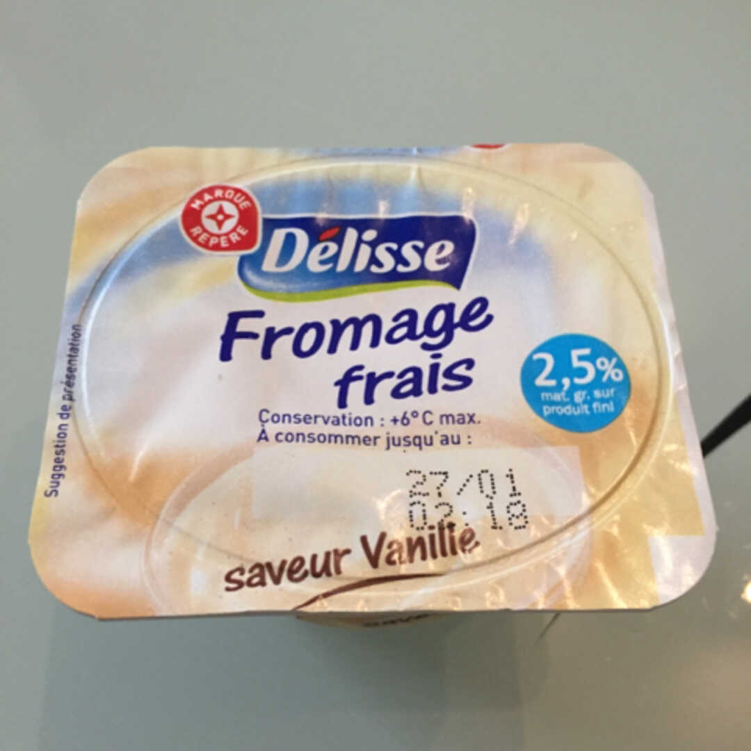 Delisse Fromage Frais Saveur Vanille