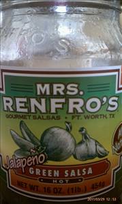 Mrs. Renfro's Hot Jalapeno Green Salsa