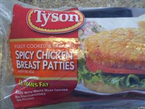 Tyson Foods Spicy Chicken Breast Patties