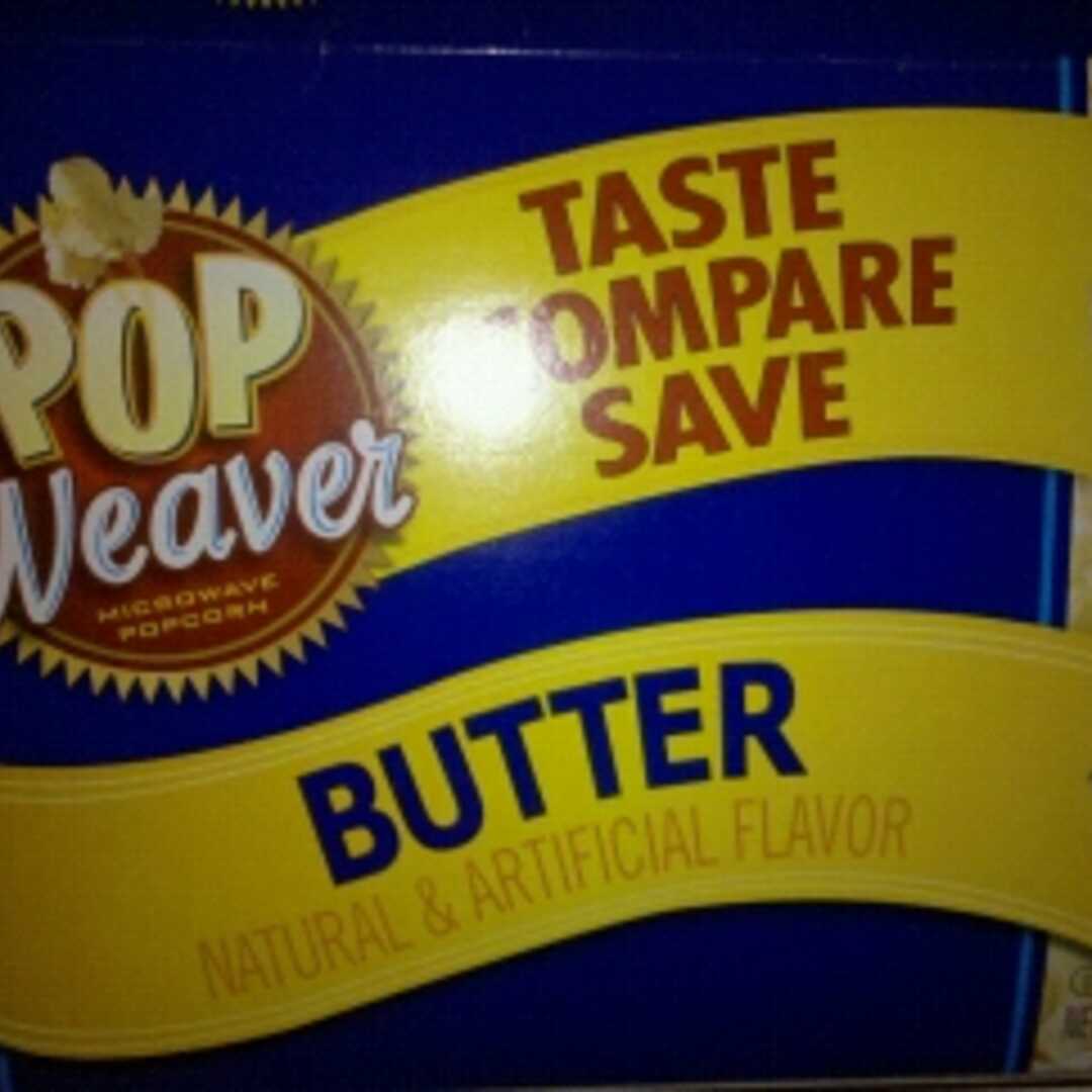 Pop Weaver Butter Microwave Popcorn (Popped)