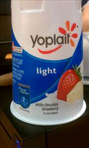 Yoplait Light Fat Free Yogurt - White Chocolate Strawberry