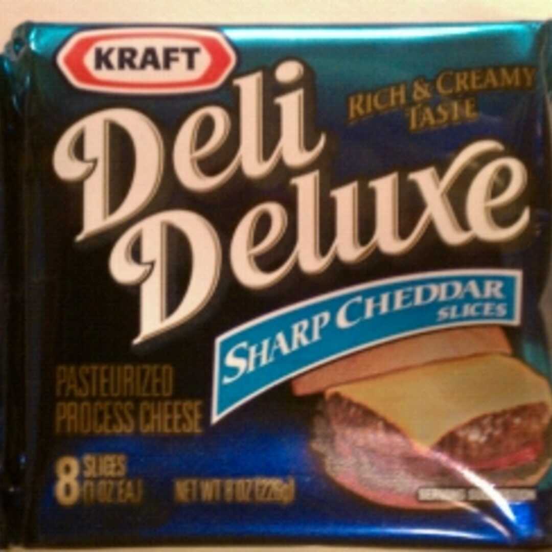 Kraft Deli Deluxe Sharp Cheddar Cheese Slices