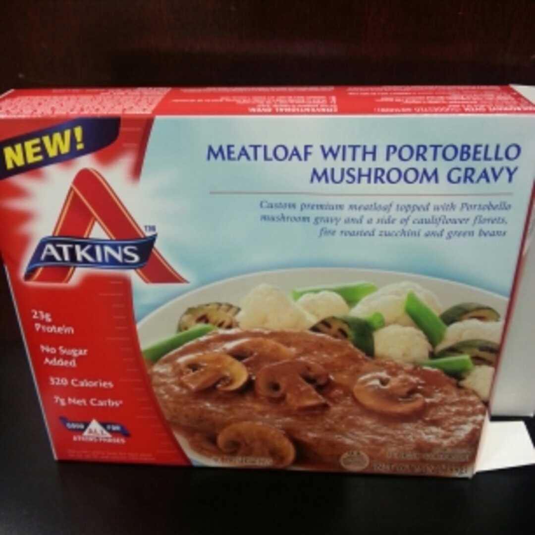Atkins Frozen Meatloaf with Portobello Mushroom Gravy