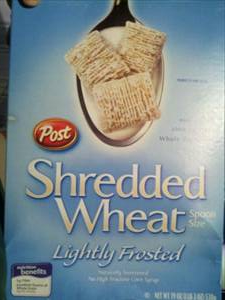 Post Lightly Frosted Shredded Wheat
