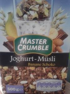 Master Crumble Joghurt-Müsli Banane Schoko