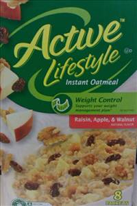 Kroger Active Lifestyle Raisin, Apple & Walnut Oatmeal