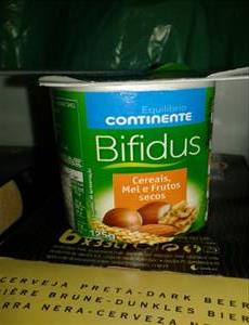 Continente Equilibrio Iogurte Bifidus Cereais, Mel e Frutos Secos