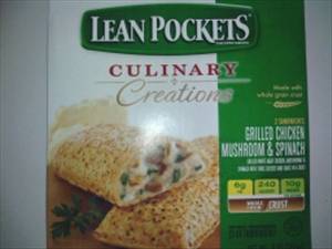 Lean Pockets Whole Grain Grilled Chicken, Mushroom and Spinach