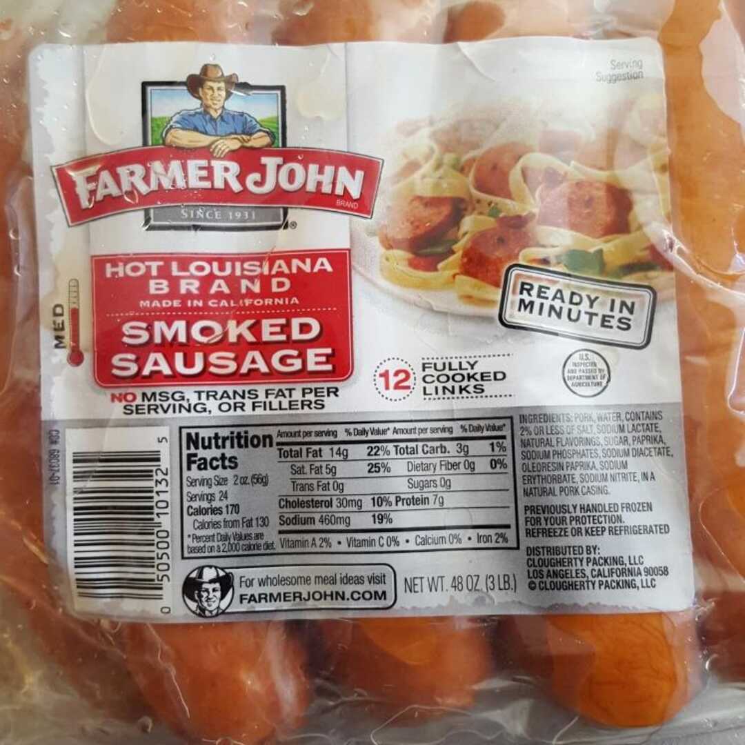 Farmer John Hot Louisiana Brand Smoked Sausage