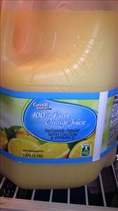 Great Value 100% Orange Juice