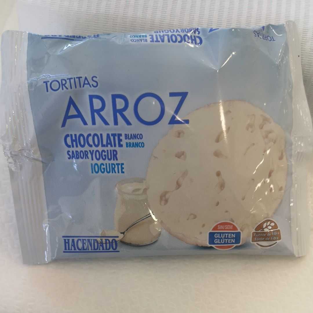 Hacendado Tortitas de Arroz con Chocolate Blanco Sabor Yogur
