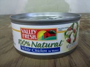 Valley Fresh 100% Natural Premium White Chicken In Water