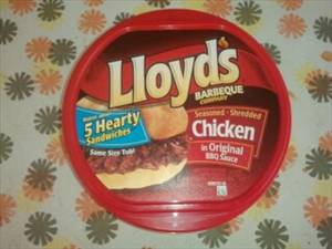 Lloyd's Barbeque Company Seasoned Shredded Chicken in Original BBQ Sauce