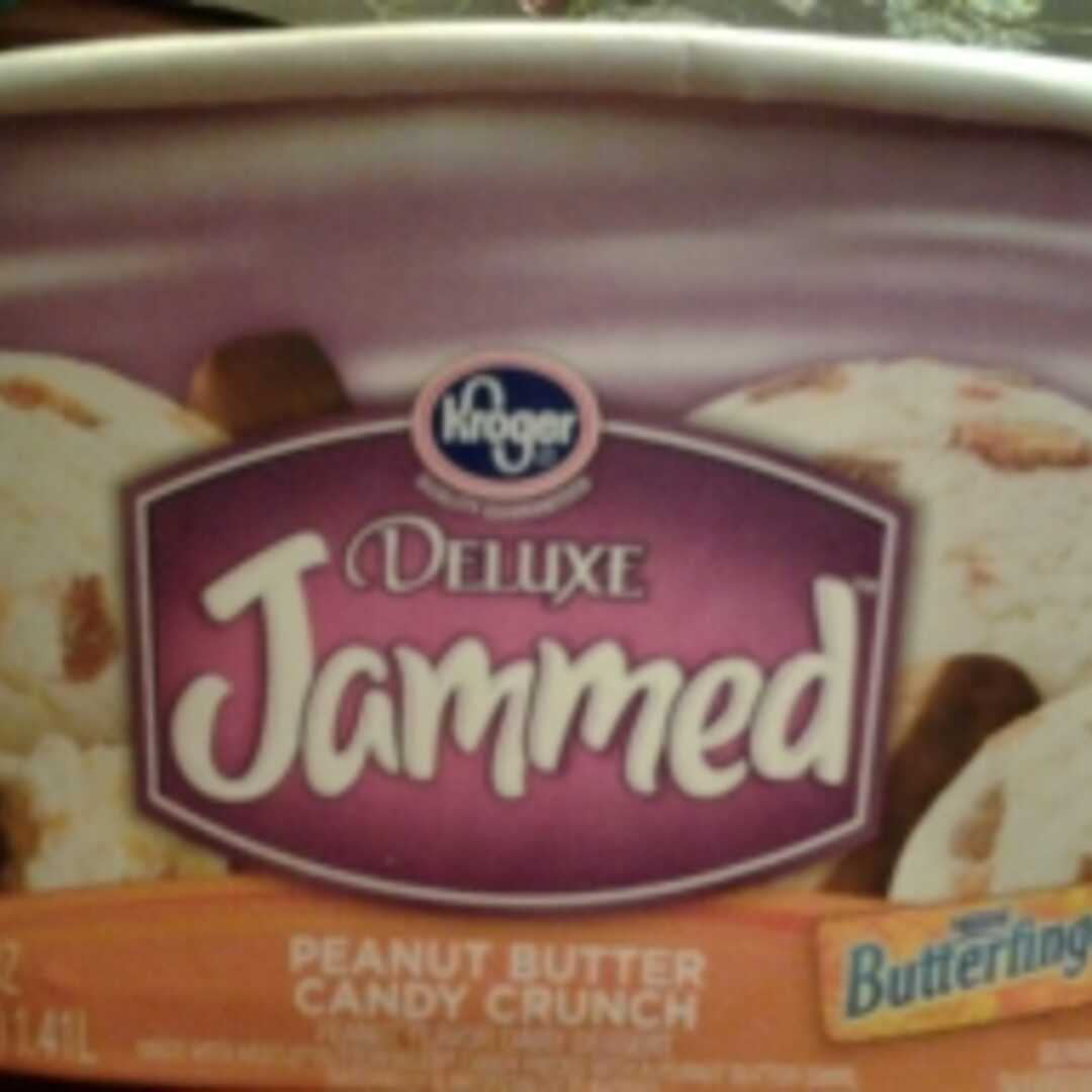 Kroger Deluxe Jammed Peanut Butter Candy Crunch Ice Cream