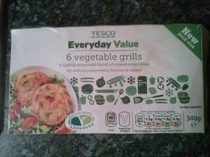 Tesco Everyday Value Vegetable Grills