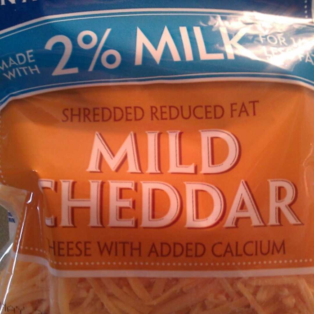 Kraft Natural Shredded Reduced Fat made with 2% Milk Mild Cheddar Cheese