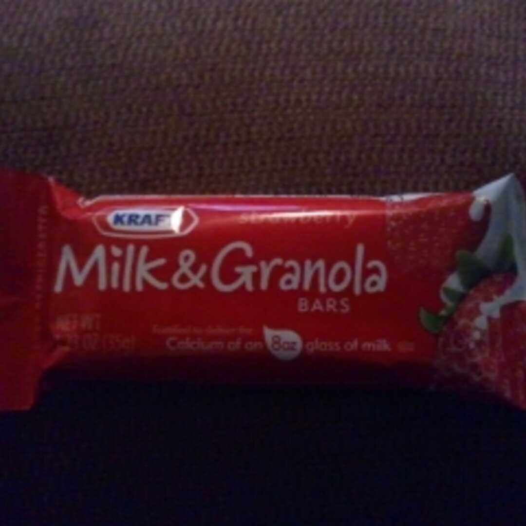Kraft Milk & Granola Bars - Strawberry