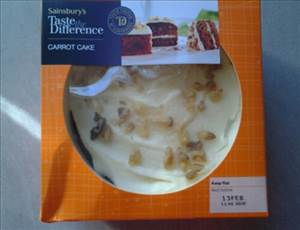 Sainsbury's Taste The Difference Carrot Cake