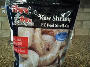 Fry's Raw Shell-on Shrimp, Medium (51-60 Count)
