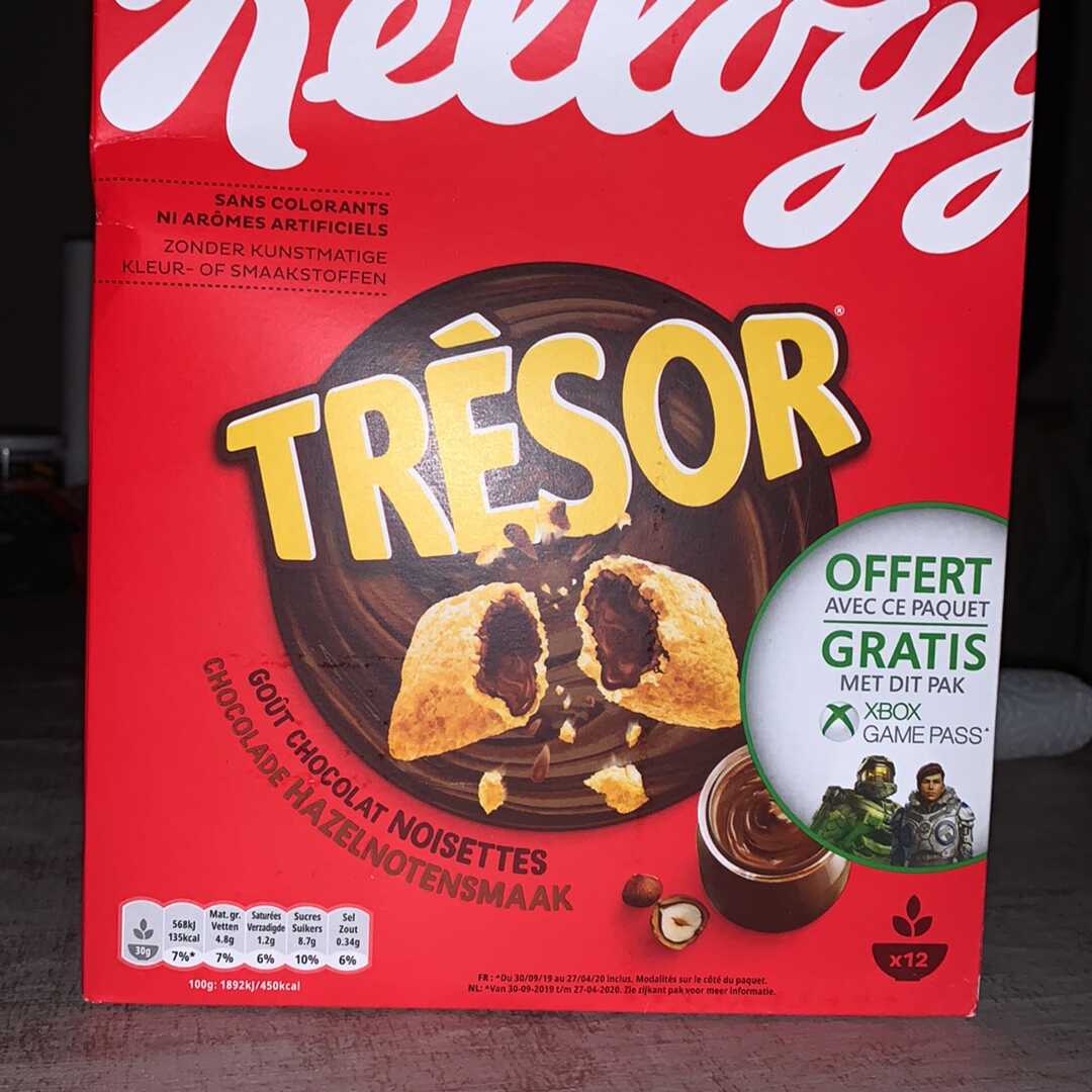Calories et les Faits Nutritives pour Kellogg's Trésor Chocolat Noisette