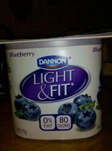 Dannon Light & Fit Yogurt - Blueberry