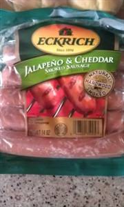 Eckrich Skinless Jalapeno & Cheddar Smoked Sausage