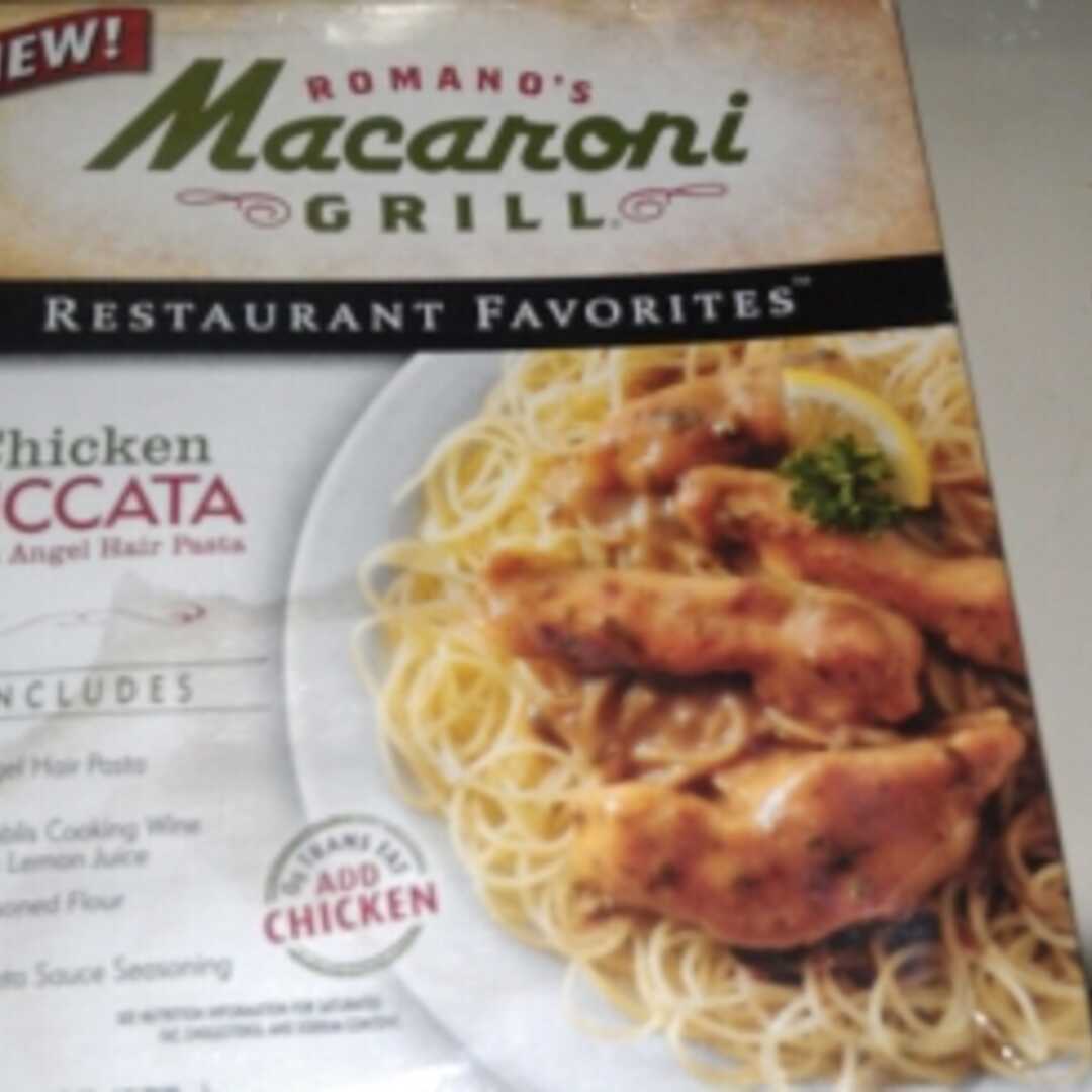 Romano's Macaroni Grill Chicken Piccata with Angel Hair Pasta