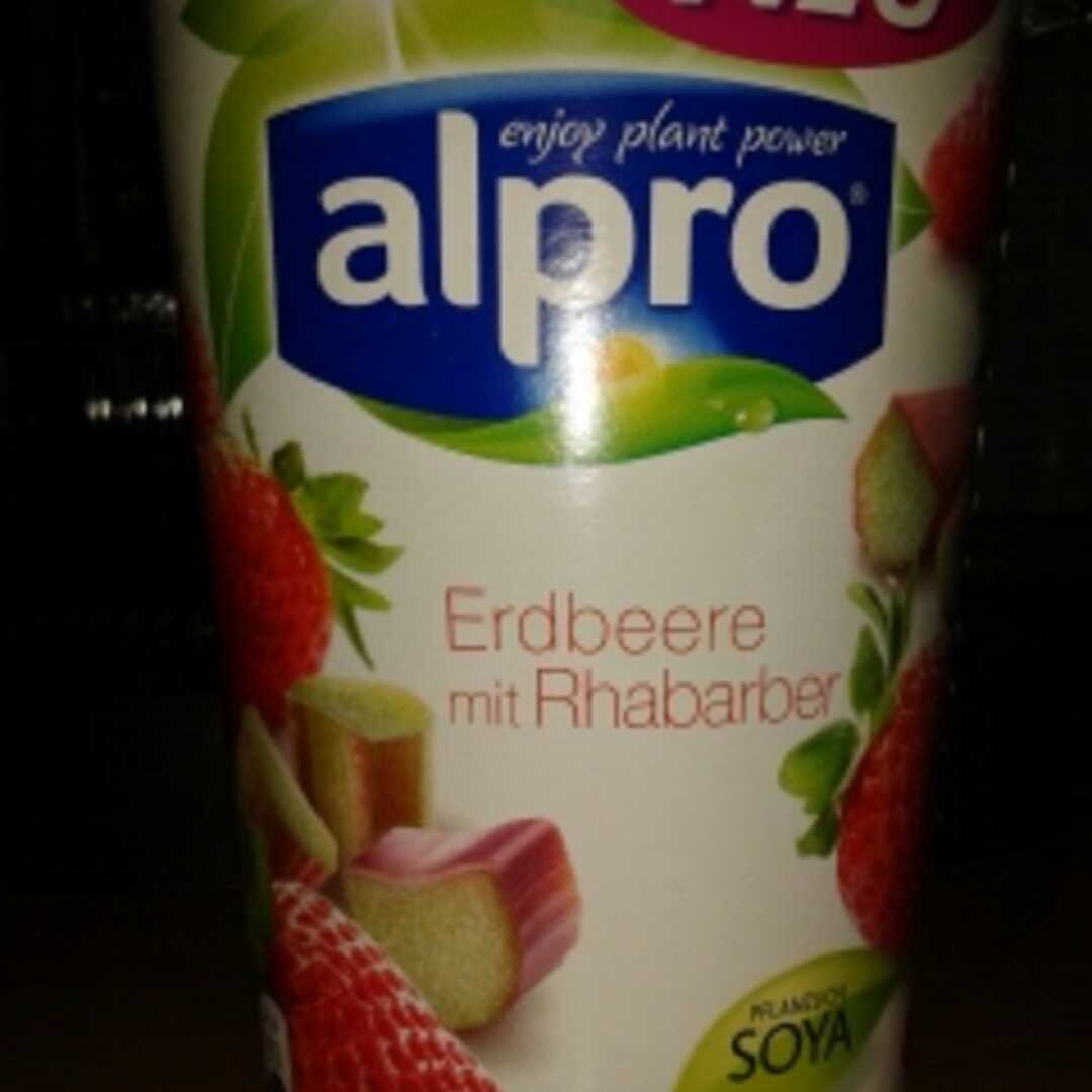 Alpro Soya Erdbeere mit Rhabarber