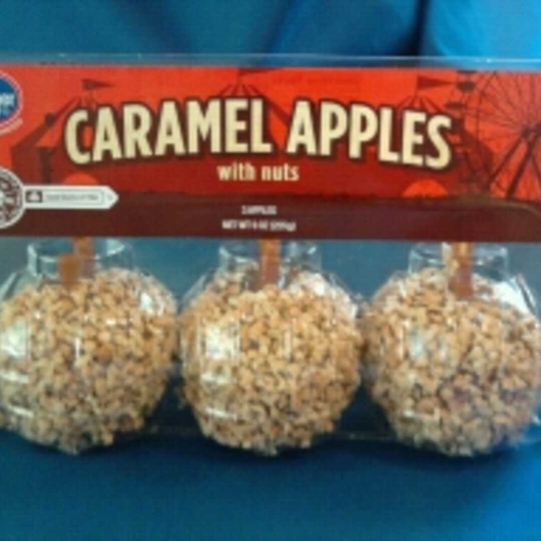 Kroger Caramel Apple with Nuts