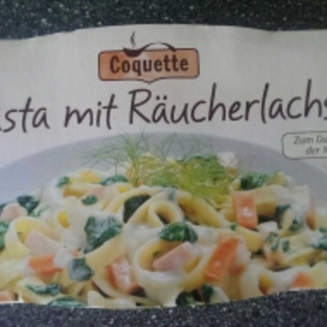 Coquette Pasta mit Räucherlachs