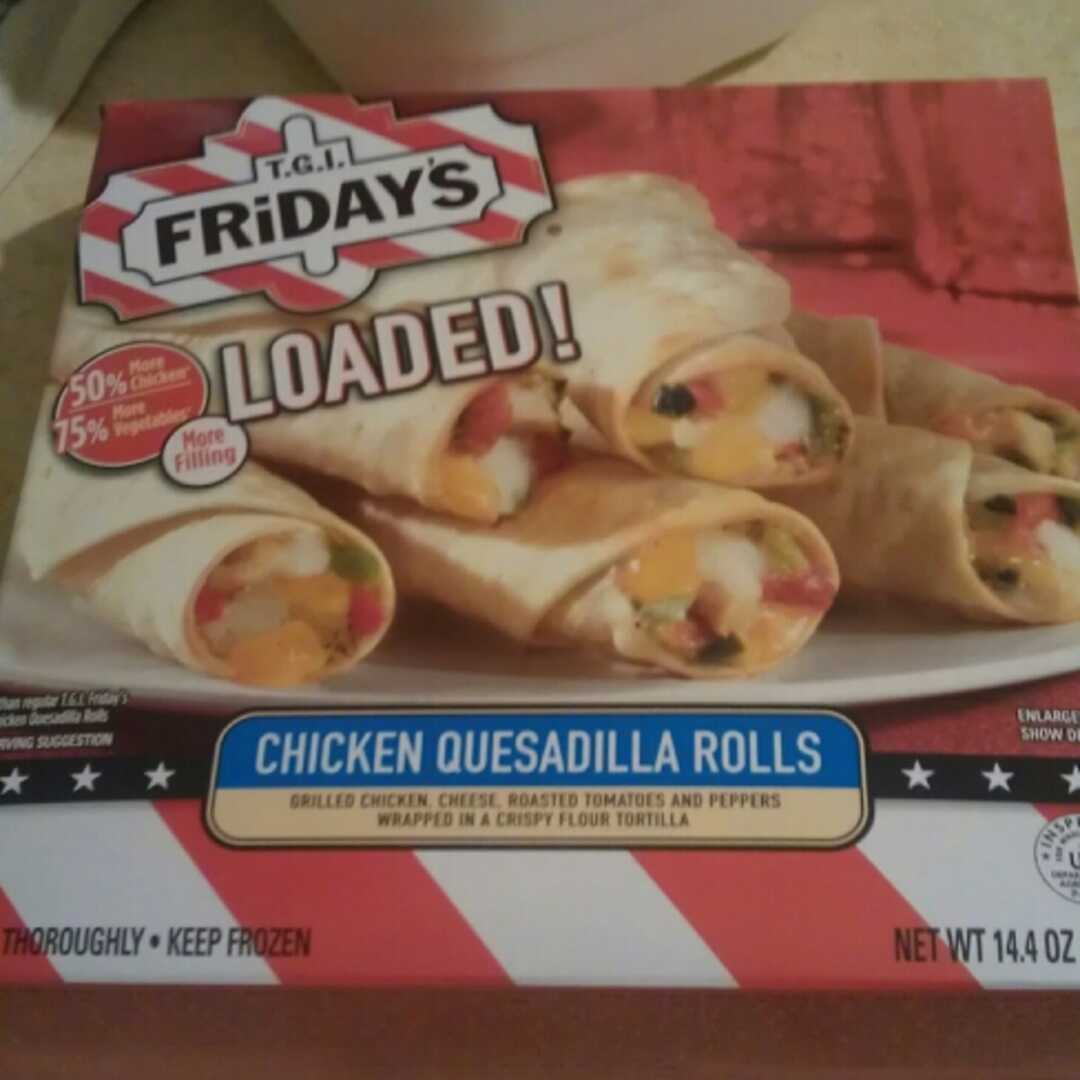 TGI Friday's Chicken Quesadilla Rolls