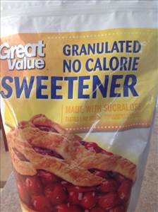 Great Value Granulated No Calorie Sweetener