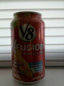 V8 V-Fusion Strawberry Banana Juice (Bottle)