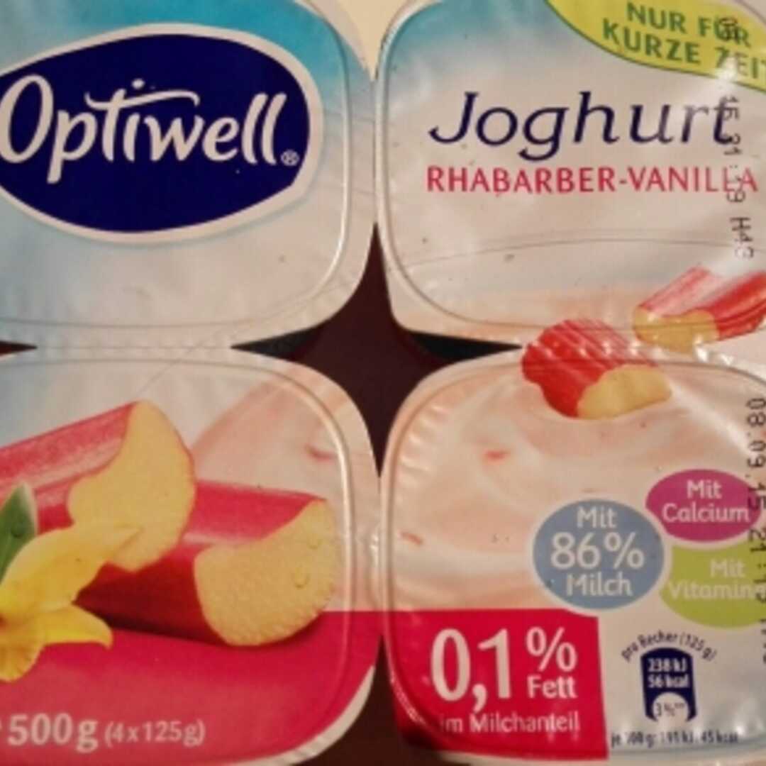 Optiwell Joghurt Rhabarber-Vanilla