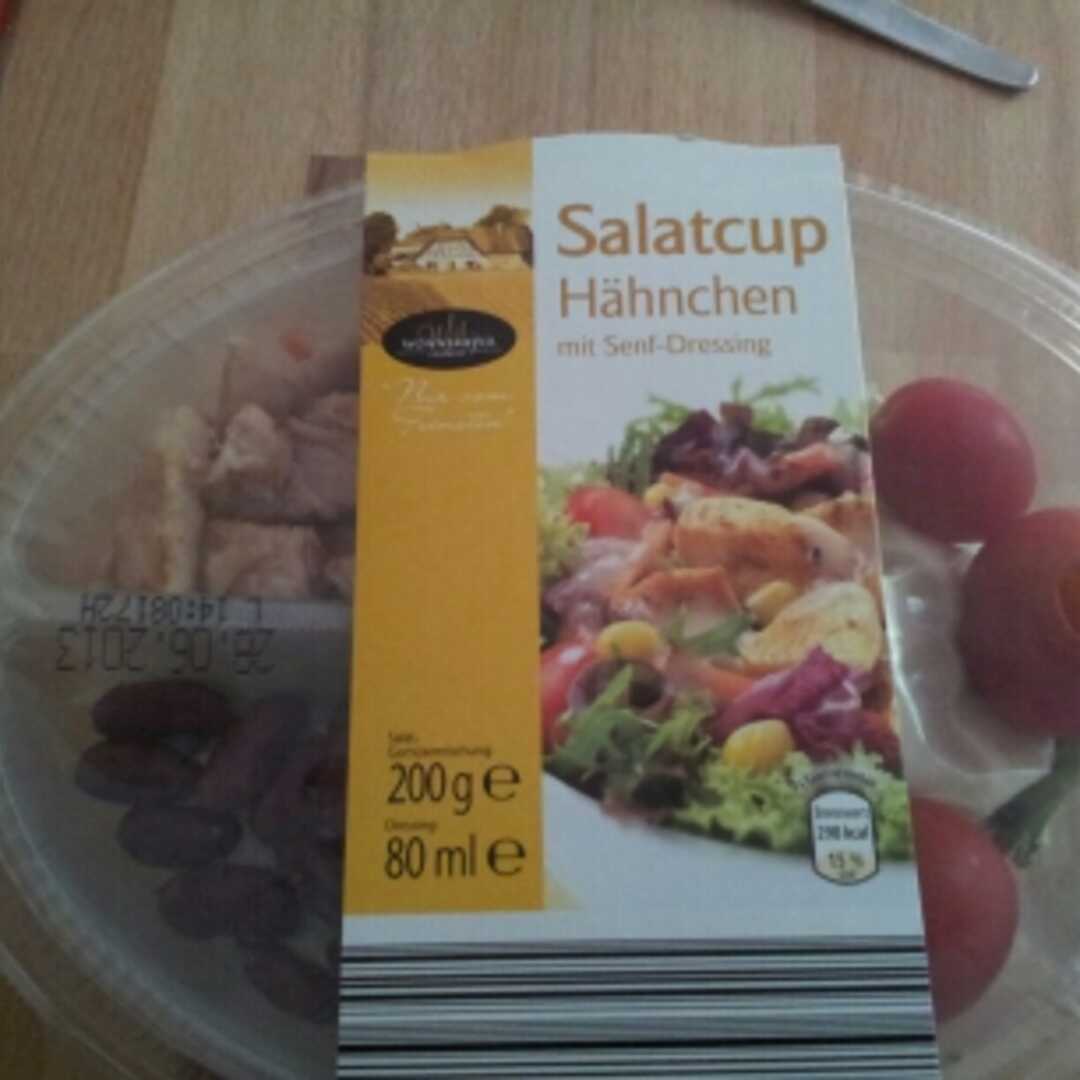 Aldi Salatcup Hähnchen