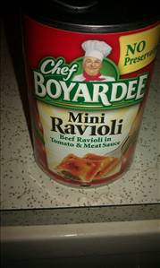 Chef Boyardee Mini Ravioli Beef in Tomato & Meat Sauce Big Bowl