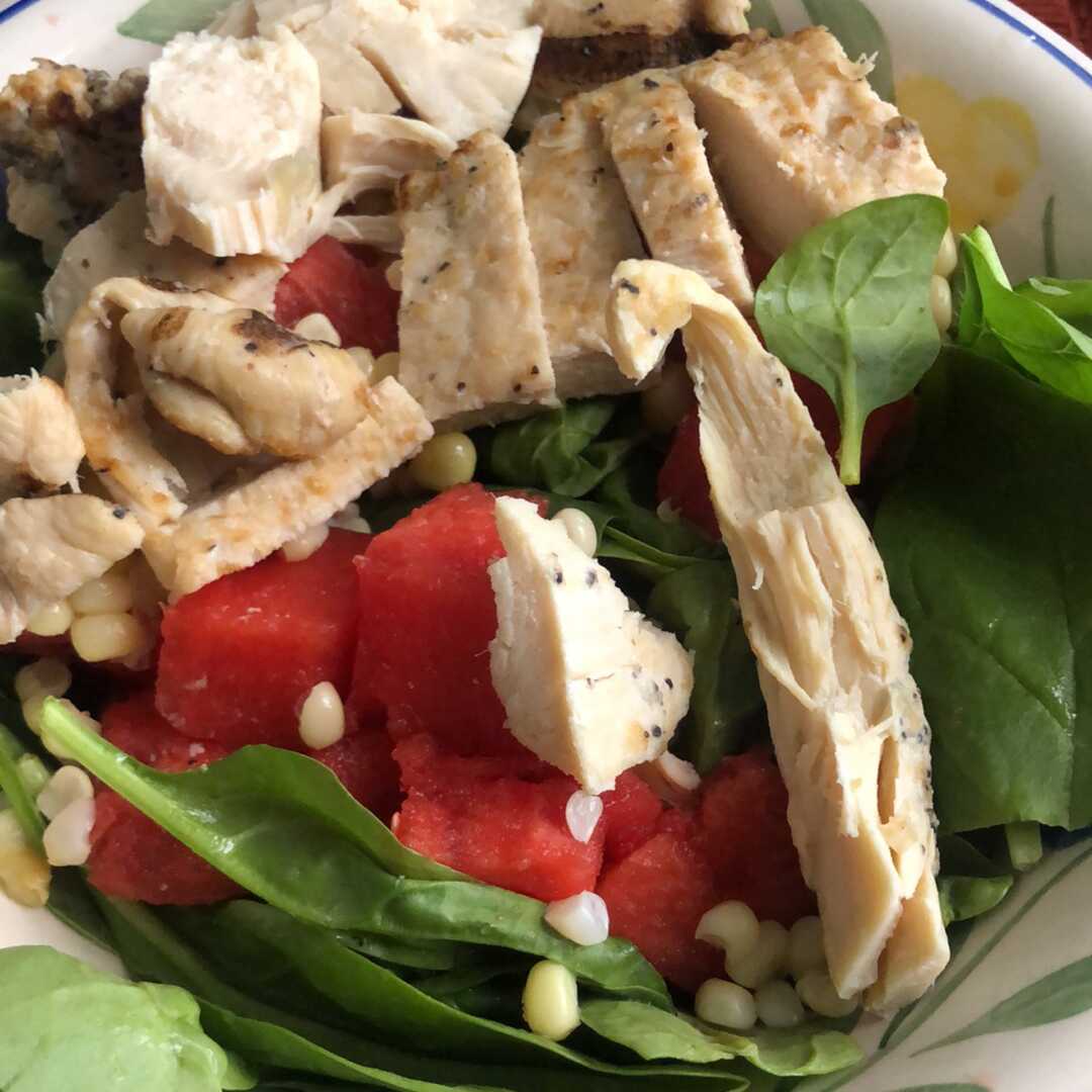 Chicken or Turkey Garden Salad (Chicken and/or Turkey, Tomato and/or Carrots, Other Vegetables)